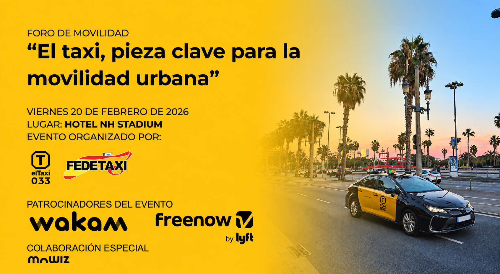 Foro de la Movilidad: El taxi, pieza clave para la movilidad urbana